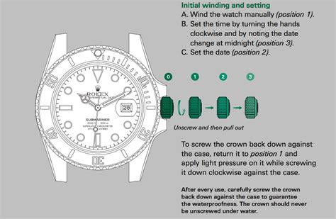 rolex adjust time